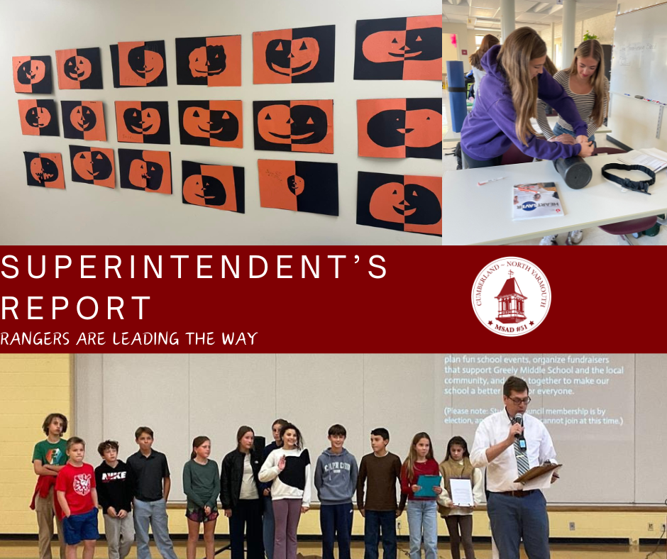 Superintendent's Report cover page