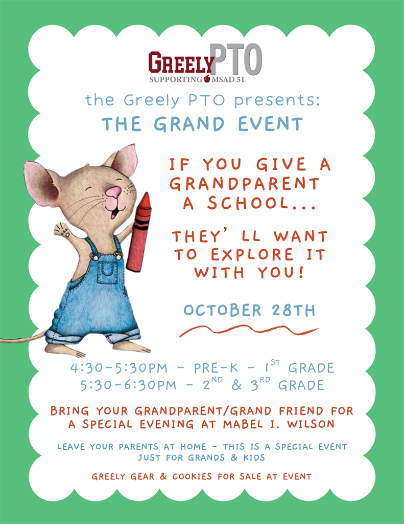 The grand event flyer
